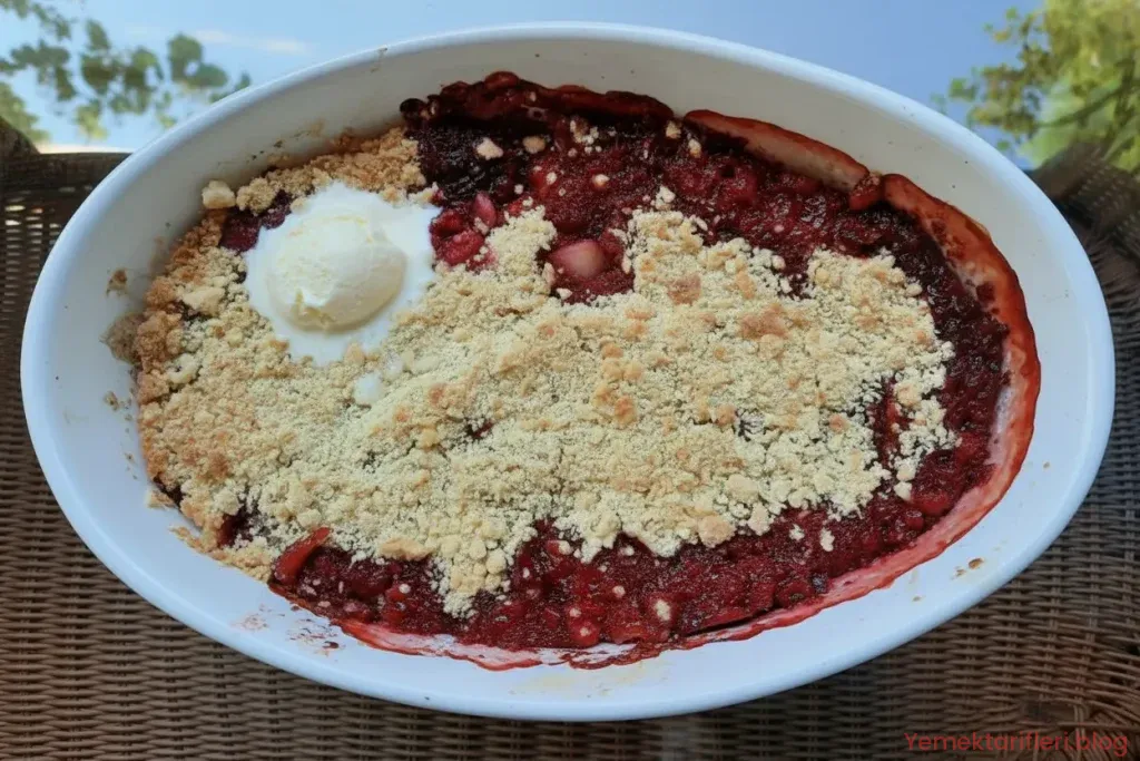 Anne Usulü Geleneksel Meyveli Crumble Tarifi