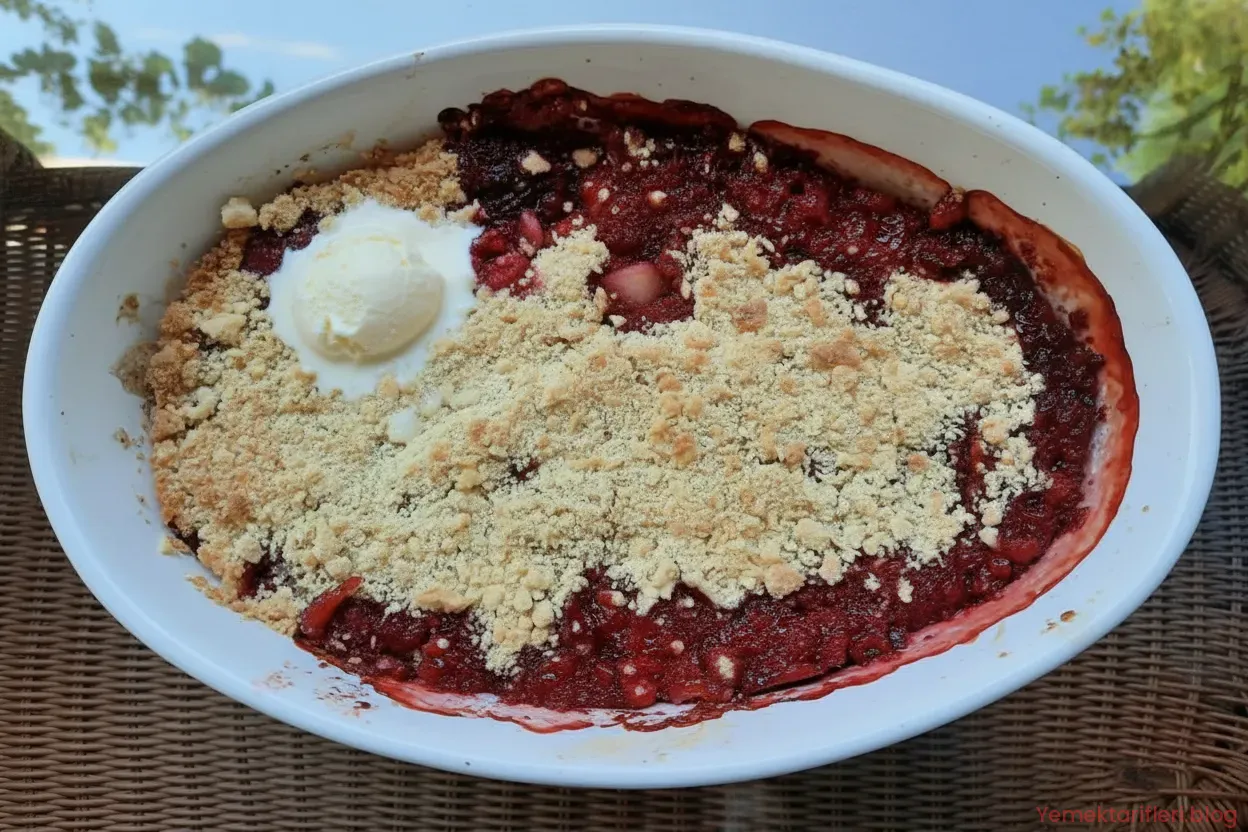 Anne Usulü Geleneksel Meyveli Crumble Tarifi