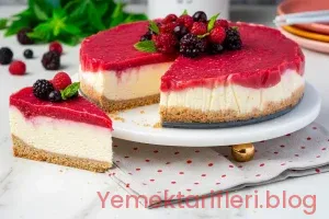 Efsanevi Lezzetiyle Gerçek Frambuazlı Cheesecake Tarifi