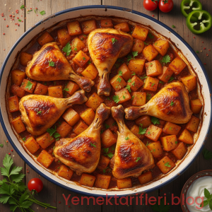 Fırında Patatesli Tavuk: Lokum Kıvamında Geleneksel Yöntem