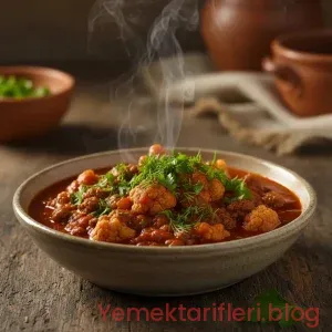 Geleneksel Kıymalı veya Zeytinyağlı Nefis Karnabahar Yemeği Tarifi
