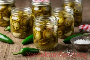 Geleneksel Türk Mutfağı Usulü Çıtır Çıtır Jalapeno Turşusu Tarifi