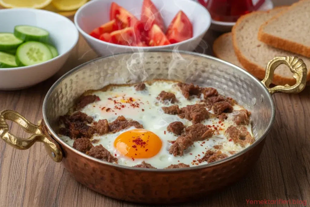 Geleneksel Usulde Kavurmalı Yumurta Tarifi: Kahvaltı Sofralarının Vazgeçilmezi