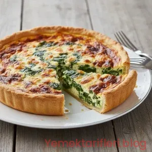 Geleneksel Usullerle Hazırlanmış En Lezzetli Ispanaklı Kiş Tarifi