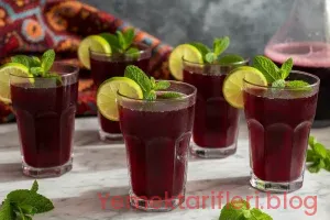 Geleneksel Yöntemlerle Kırmızı İksir: Ferahlatıcı Hibiskus Şerbeti Tarifi