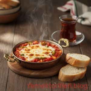 Gerçek Çakallı Menemen Tarifi: Kahvaltının Yıldızı Peynirli Menemen
