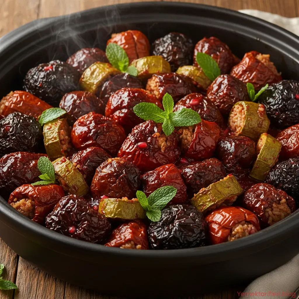 Gerçek Gaziantep Usulü Bol Ekşili Kuru Dolma Tarifi