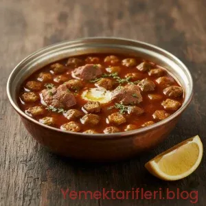 Gerçek Konya Usulü Ekşili Kuzu Etli Bamya Çorbası Tarifi