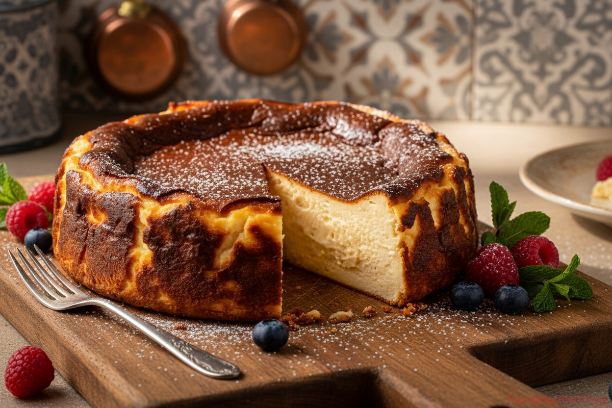 İçi Akışkan, Dışı Yanık: Mükemmel Ev Yapımı San Sebastian Cheesecake Tarifi