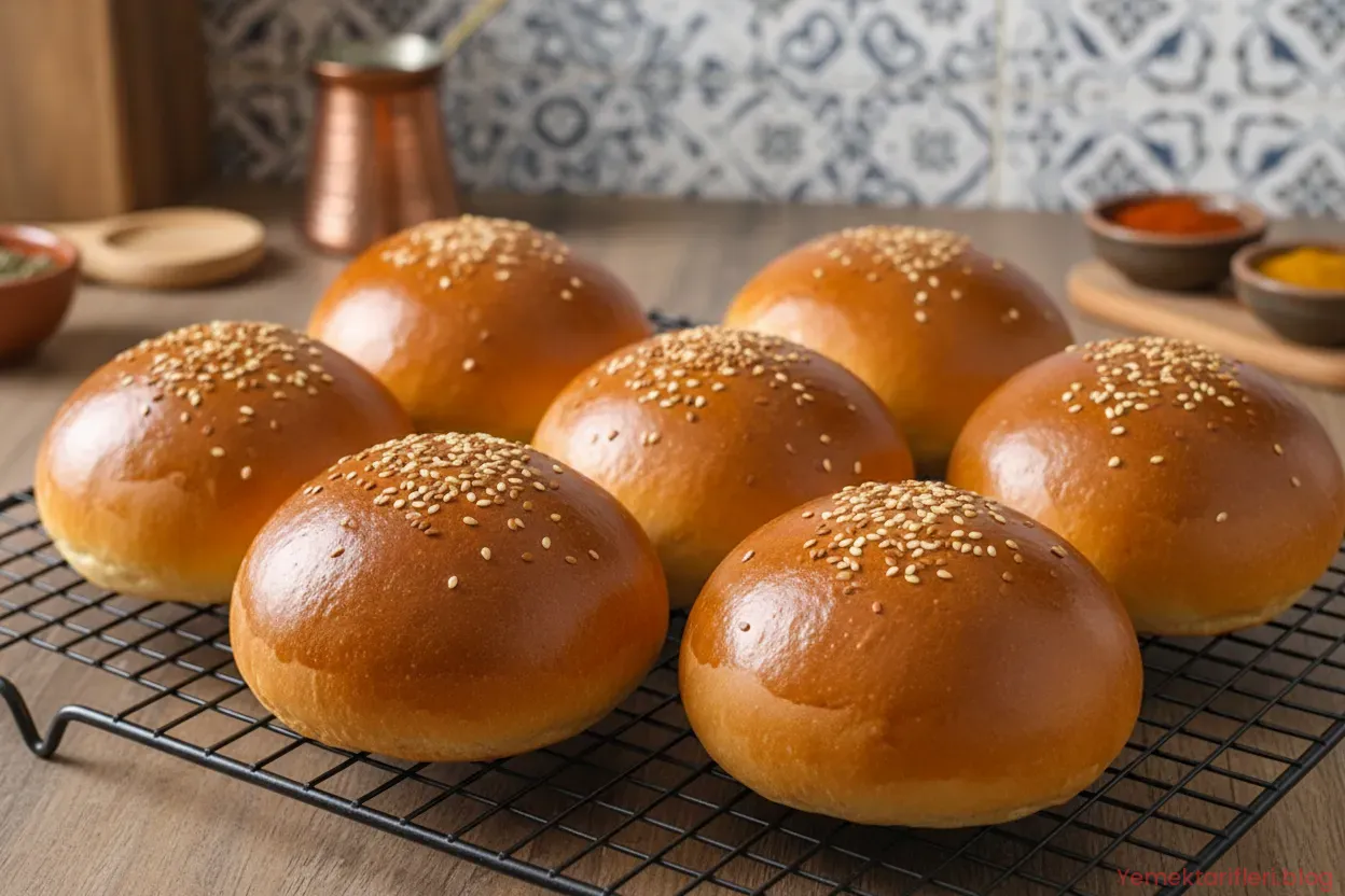 Mükemmel Kabaran, Pamuk Gibi Ev Yapımı Hamburger Ekmeği Tarifi