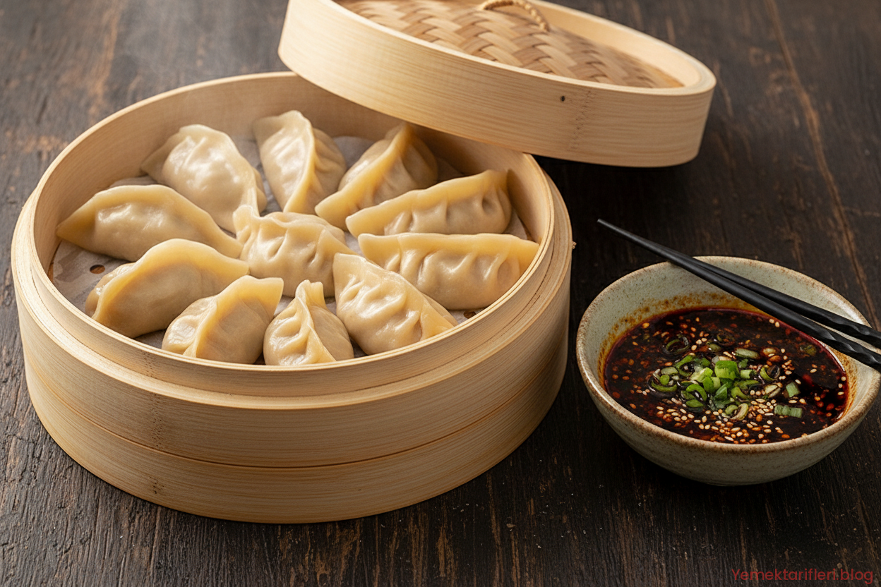 Orijinal Asya Lezzetiyle Ev Yapımı Çin Mantısı Tarifi (Jiaozi)
