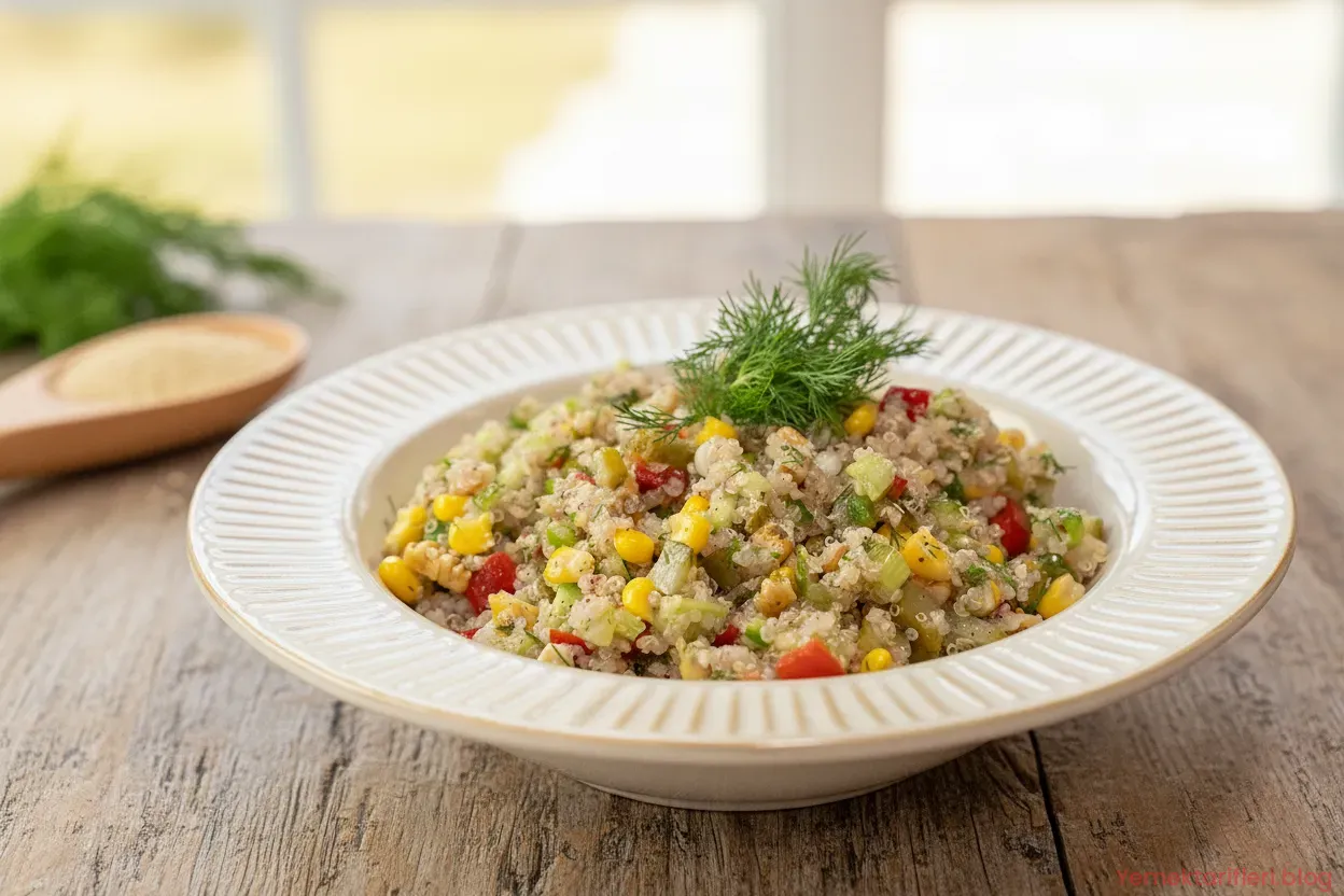 Protein Deposu Ege Esintili Kinoa Salatası Tarifi: Hafif ve Doyurucu