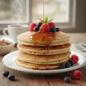 Puf Puf Kabaran 2 Kişilik Pancake Tarifi