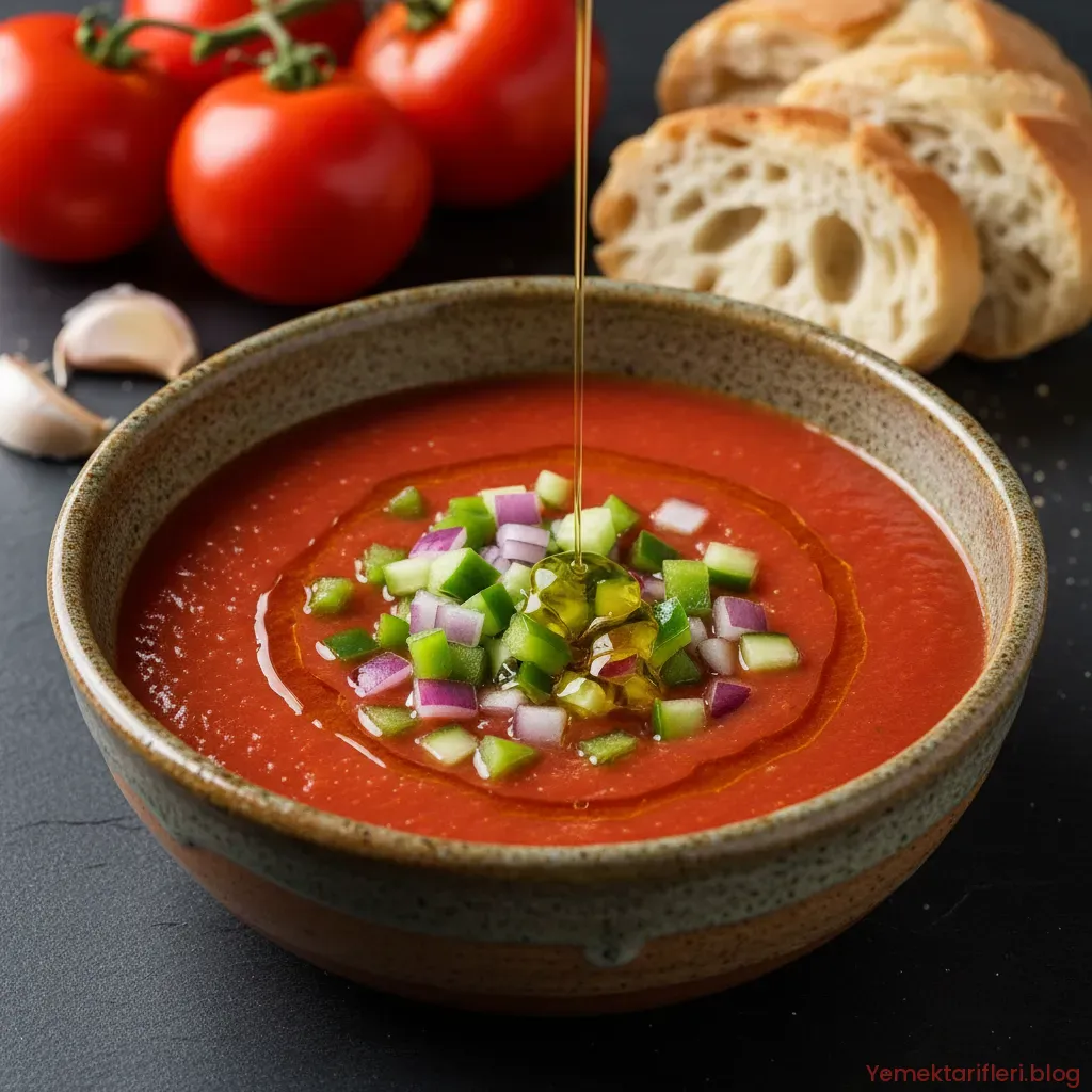 Serinletici ve Lezzetli Gazpacho Çorbası Tarifi: Yaz Aylarının Vazgeçilmezi