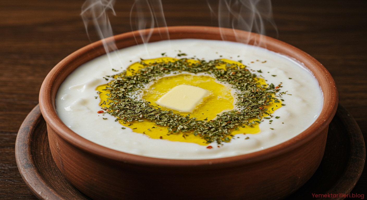 Tam Kıvamında Geleneksel Yayla Çorbası (Terbiyeli)