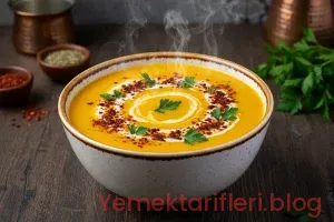 Geleneksel Türk Mutfağı Usulü Kremasız Bal Kabağı Çorbası Tarifi