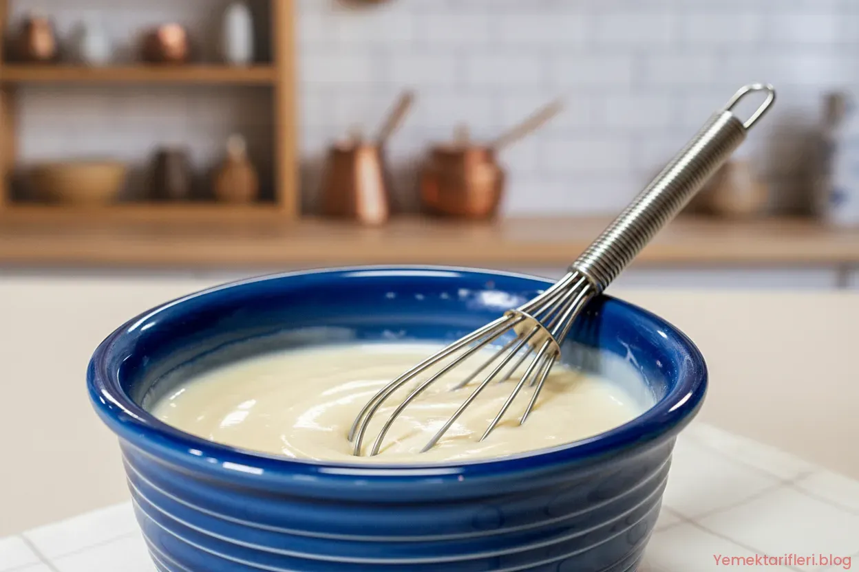 Geleneksel Usulde Pürüzsüz ve Tam Kıvamında Yaş Pasta Kreması Tarifi