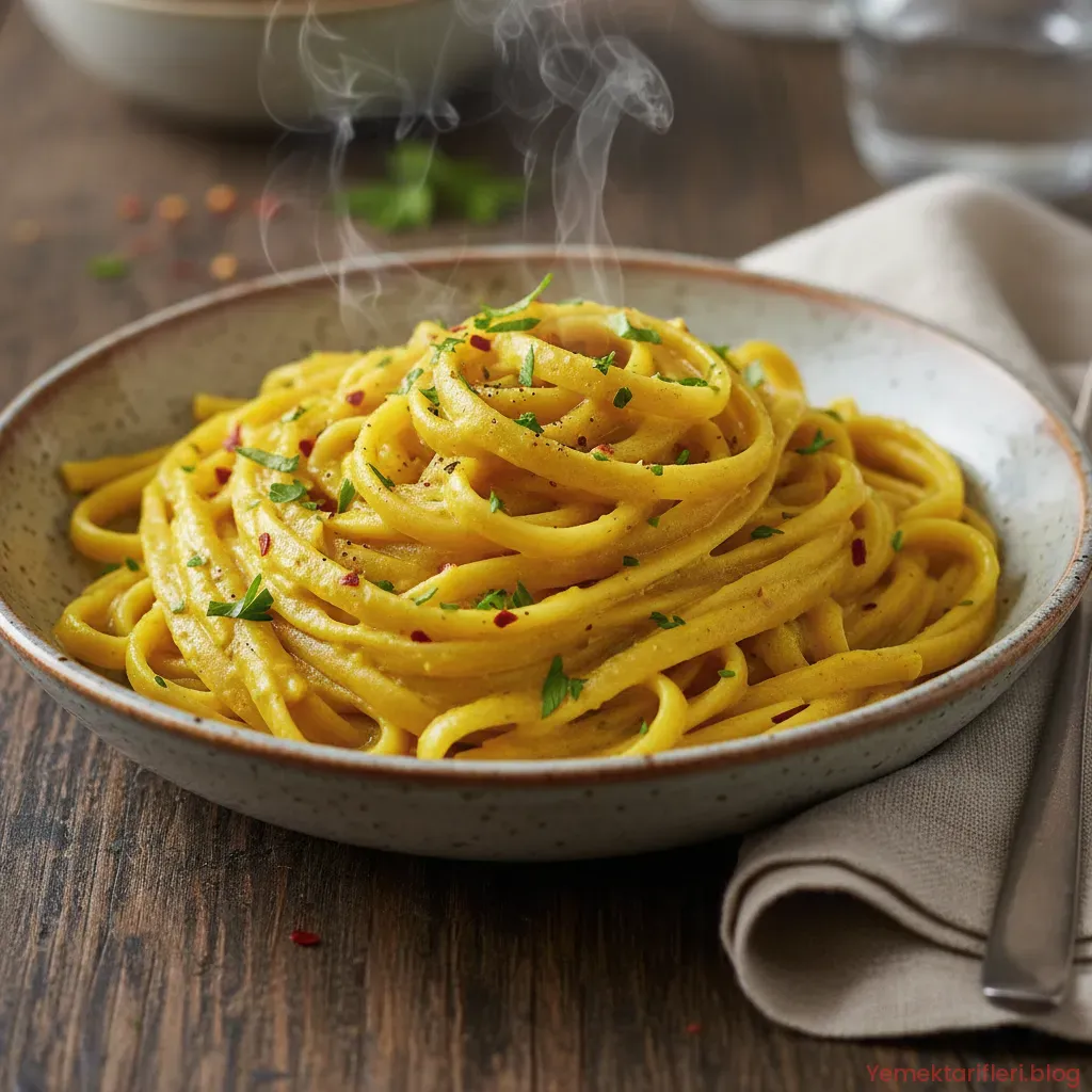 Otantik Lezzet Sırlarıyla: Kremalı Körili Makarna Tarifi