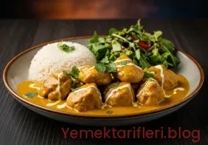 Lokanta Usulü Gerçek Köri Soslu Tavuk Tarifi (Tam Kıvamında ve Kremalı)
