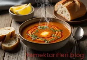 En Klasik ve Pratik Kırmızı Mercimek Çorbası Tarifi (Lokanta Usulü Süzme Garantili)